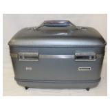American Tourister makeup case w/ mirror & keys