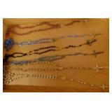 6 vintage rosaries