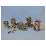 Raccoons of all sizes & sorts