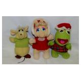 1987 Sesame Street Kermit the Frog - Miss Piggy -