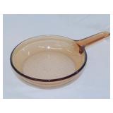 Vision Corning France amber skillet w/ waffle