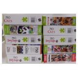Ten 750 piece puzzles