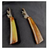 2 vintage bakelite handle bottles / can openers