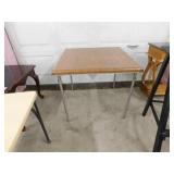 Samsonite card table, 30" square