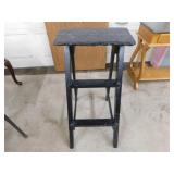 Black painted decorative ladder