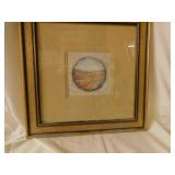 Vineyards by McRostie print # 2140, framed, 16.5"