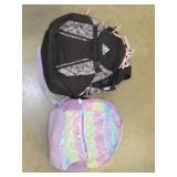2 youth backpacks / expanding portable file