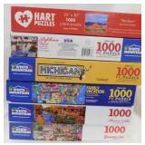 Six 1000 piece puzzles: White Mountain