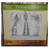 4 boxes of Cracker Barrel Christmas decor