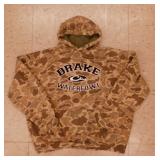 Drake Waterfowl Old School camo hoodie, size XL