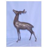 DCI Korea brass reindeer statue, 14" tall