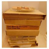 7 Norman Rockwell plates in boxes