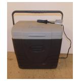 Coleman 12 volt car cooler w/ plug, runs & cools