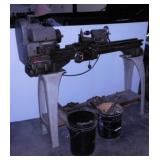 Vintage spindle metal lathe, 36", 4