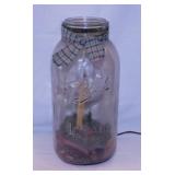 Large Ball Ideal glass canning jar w/ electric