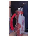 ProBuilt golf clubs in Spaulding bag