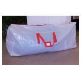 Christmas tree in tyvek storage bag