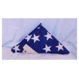 Vintage Valley Forge 50 star cotton bunting USA