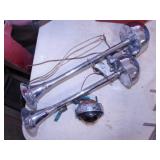 1969 Newman speedboat air horns and Aqua Meter