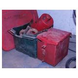 1969 Newman speedboat parts: Battery box - Gas