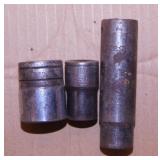 3 Snap-On & 4 Craftsman sockets, 1/2" drive
