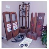 Vintage Standard White Crown Oil gasoline gas