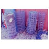 4 rolls of fence wire, 48" tall