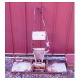 Vintage Cub Cadet lawn mower snow blade, 42" wide