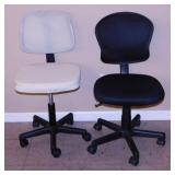 2 office chairs on casters