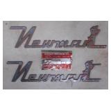 1969 Newman Miami Oklahoma speedboat name plates