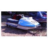 1976 Kawasaki Sno-Jet 440 SST snowmobile, front