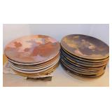 20 Norman Rockwell plates