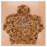 Drake Waterfowl Old School camo hoodie, size XL