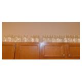 28 clean glass canning jars