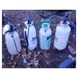 4 two gallon pump-up garden sprayers