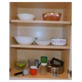 Mid Century Federal glass nut chopper - Reamer