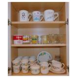 3 vintage Swanky Swig juice glasses -