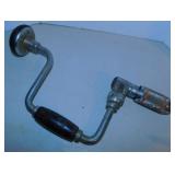 10" bit brace hand crank drill