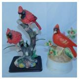 1981 Mann Milano porcelain cardinal music box,