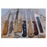 7 kitchen knives - New knife sharpener honer