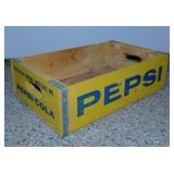 1981 wooden Pepsi-Cola bottle crate