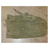 Vintage canvas military duffel bag