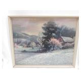 Robert Wood framed print, 21" x 17" - 1950