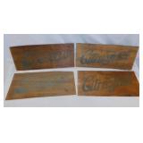 Vintage Texas Citrus Fruit crate box panels,