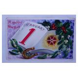 Several antique Christmas & New Years postcards