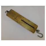 Detecto 100 lb. brass scales