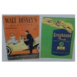 Paper ephemera: 1957 Walt Disney