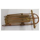 Vintage wooden Champion snow slid, 42