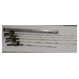 Vintage Dot Line aluminum rod case - Glasscaster