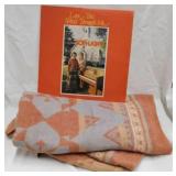 Vintage Navaho style camp blanket, 68" x 76", one